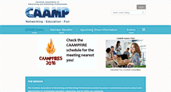 Desktop Screenshot of caampers.org